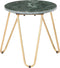 vidaXL - Salontafel - 40x40x40 - cm - echt - steen - met - marmeren - textuur - groen