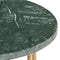 vidaXL - Salontafel - 40x40x40 - cm - echt - steen - met - marmeren - textuur - groen