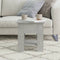 vidaXL - Salontafel - 40x40x42 - cm - bewerkt - hout - betongrijs