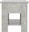vidaXL - Salontafel - 40x40x42 - cm - bewerkt - hout - betongrijs