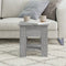 vidaXL - Salontafel - 40x40x42 - cm - bewerkt - hout - grijs - sonoma - eikenkleurig