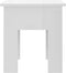 vidaXL - Salontafel - 40x40x42 - cm - bewerkt - hout - hoogglans - wit