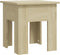 vidaXL - Salontafel - 40x40x42 - cm - bewerkt - hout - sonoma - eikenkleurig