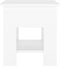 vidaXL - Salontafel - 40x40x42 - cm - bewerkt - hout - wit