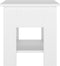 vidaXL - Salontafel - 40x40x42 - cm - bewerkt - hout - wit