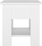 vidaXL - Salontafel - 40x40x42 - cm - bewerkt - hout - wit