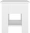 vidaXL - Salontafel - 40x40x42 - cm - bewerkt - hout - wit