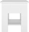 vidaXL - Salontafel - 40x40x42 - cm - bewerkt - hout - wit