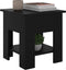 vidaXL - Salontafel - 40x40x42 - cm - bewerkt - hout - zwart