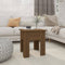 vidaXL - Salontafel - 40x40x42 - cm - spaanplaat - bruin - eikenkleur