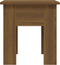 vidaXL - Salontafel - 40x40x42 - cm - spaanplaat - bruin - eikenkleur