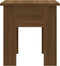 vidaXL - Salontafel - 40x40x42 - cm - spaanplaat - bruin - eikenkleur