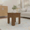 vidaXL - Salontafel - 40x40x42 - cm - spaanplaat - bruin - eikenkleur