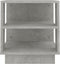 vidaXL - Salontafel - 40x40x43 - cm - bewerkt - hout - betongrijs