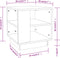 vidaXL - Salontafel - 40x40x43 - cm - bewerkt - hout - betongrijs