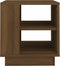 vidaXL - Salontafel - 40x40x43 - cm - bewerkt - hout - bruin - eikenkleur