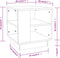 vidaXL - Salontafel - 40x40x43 - cm - bewerkt - hout - bruin - eikenkleur