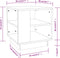 vidaXL - Salontafel - 40x40x43 - cm - bewerkt - hout - gerookt - eikenkleurig