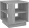 vidaXL - Salontafel - 40x40x43 - cm - bewerkt - hout - grijs - sonoma - eikenkleurig