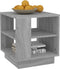 vidaXL - Salontafel - 40x40x43 - cm - bewerkt - hout - grijs - sonoma - eikenkleurig