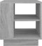 vidaXL - Salontafel - 40x40x43 - cm - bewerkt - hout - grijs - sonoma - eikenkleurig