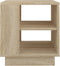 vidaXL - Salontafel - 40x40x43 - cm - bewerkt - hout - sonoma - eikenkleurig