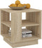 vidaXL - Salontafel - 40x40x43 - cm - bewerkt - hout - sonoma - eikenkleurig