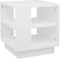 vidaXL - Salontafel - 40x40x43 - cm - bewerkt - hout - wit