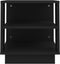 vidaXL - Salontafel - 40x40x43 - cm - bewerkt - hout - zwart