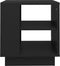 vidaXL - Salontafel - 40x40x43 - cm - bewerkt - hout - zwart