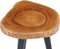 vidaXL - Salontafel - 40x45 - cm - massief - teakhout