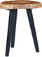 vidaXL - Salontafel - 40x45 - cm - massief - teakhout