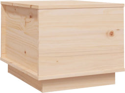 vidaXL - Salontafel - 40x50x35 - cm - massief - grenenhout