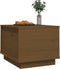 vidaXL - Salontafel - 40x50x35 - cm - massief - grenenhout - honingbruin