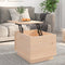 vidaXL - Salontafel - 40x50x35 - cm - massief - grenenhout