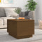 vidaXL - Salontafel - 40x50x35 - cm - massief - grenenhout - honingbruin
