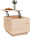 vidaXL - Salontafel - 40x50x35 - cm - massief - grenenhout