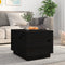 vidaXL - Salontafel - 40x50x35 - cm - massief - grenenhout - zwart