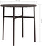 vidaXL - Salontafel - 45 - cm - poly - rattan - bruin