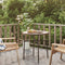 vidaXL - Salontafel - 45 - cm - poly - rattan - bruin