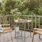 vidaXL - Salontafel - 45 - cm - poly - rattan - grijs