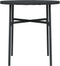 vidaXL - Salontafel - 45 - cm - poly - rattan - zwart