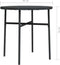 vidaXL - Salontafel - 45 - cm - poly - rattan - zwart