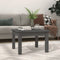 vidaXL - Salontafel - 45x45x30 - cm - massief - grenenhout - grijs