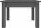 vidaXL - Salontafel - 45x45x30 - cm - massief - grenenhout - grijs