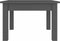 vidaXL - Salontafel - 45x45x30 - cm - massief - grenenhout - grijs