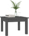 vidaXL - Salontafel - 45x45x30 - cm - massief - grenenhout - grijs
