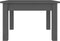 vidaXL - Salontafel - 45x45x30 - cm - massief - grenenhout - grijs