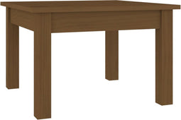 vidaXL - Salontafel - 45x45x30 - cm - massief - grenenhout - honingbruin