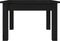 vidaXL - Salontafel - 45x45x30 - cm - massief - grenenhout - zwart